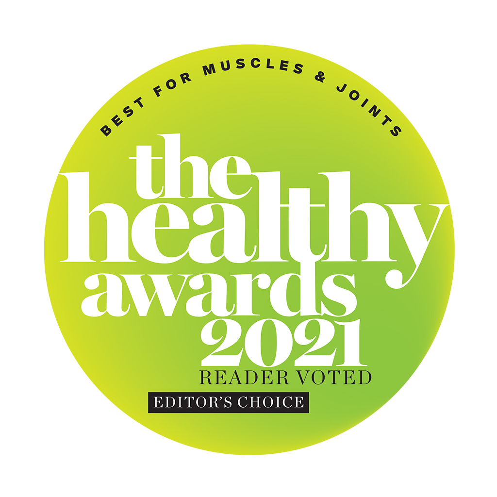 Healthy Awards 2021 - Best for Muscles and Joints Healthy Awards 2021 - Best for Muscles and Joints